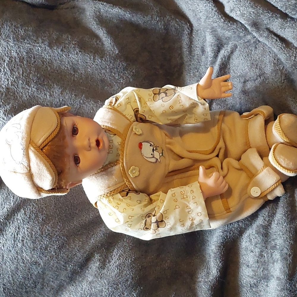 19" Goldenvale Cloth & Plastic Ltd  Edition Little Boy Doll (Not Reborn Style)